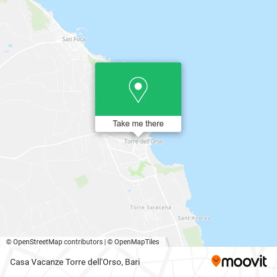 Casa Vacanze Torre dell'Orso map
