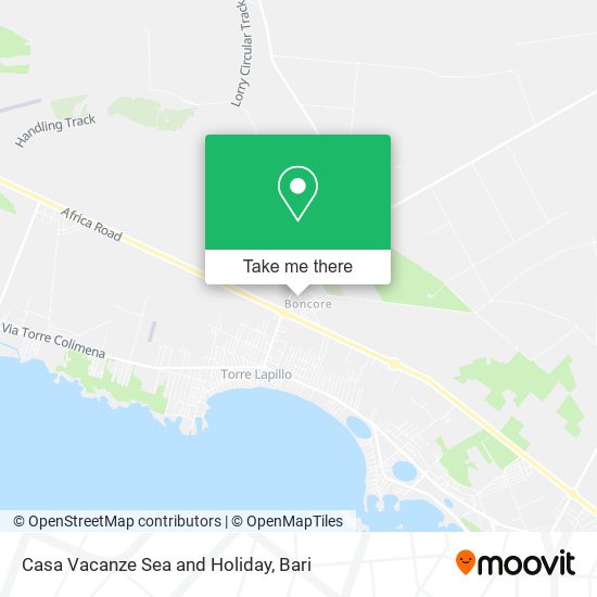 Casa Vacanze Sea and Holiday map