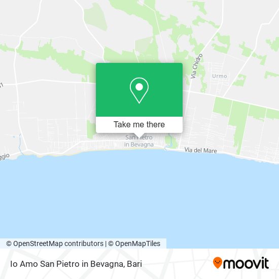 Io Amo San Pietro in Bevagna map