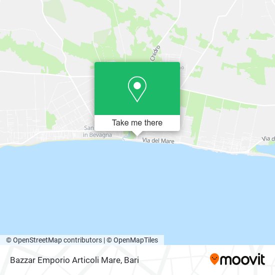 Bazzar Emporio Articoli Mare map