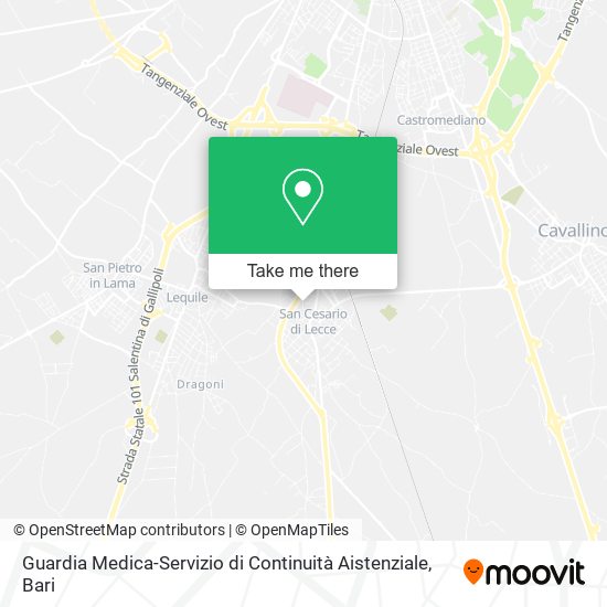 Guardia Medica-Servizio di Continuità Aistenziale map