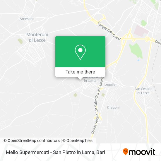 Mello Supermercati - San Pietro in Lama map