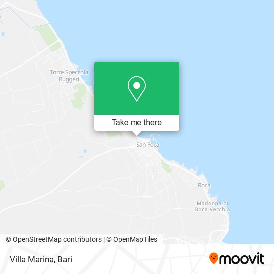 Villa Marina map