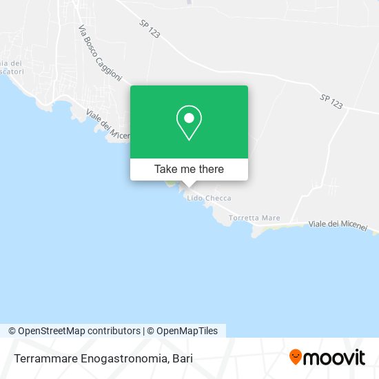Terrammare Enogastronomia map