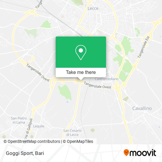 Goggi Sport map