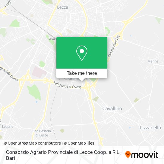 Consorzio Agrario Provinciale di Lecce Coop. a R.L. map