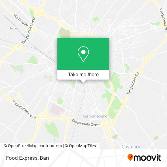 Food Express map