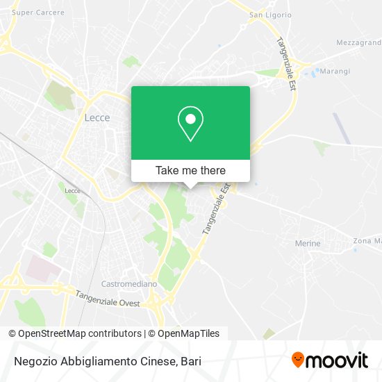 Negozio Abbigliamento Cinese map
