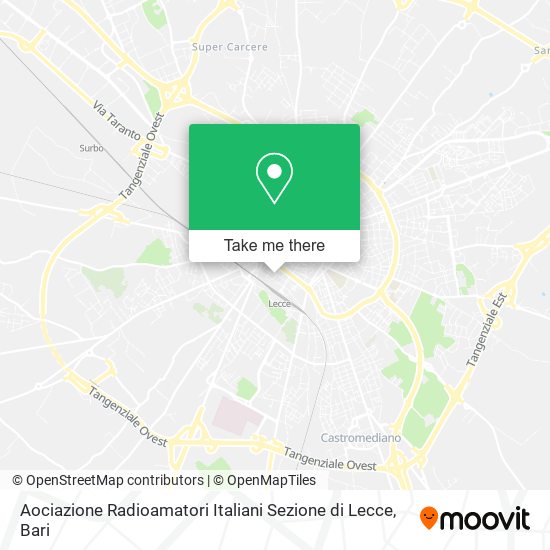 Aociazione Radioamatori Italiani Sezione di Lecce map