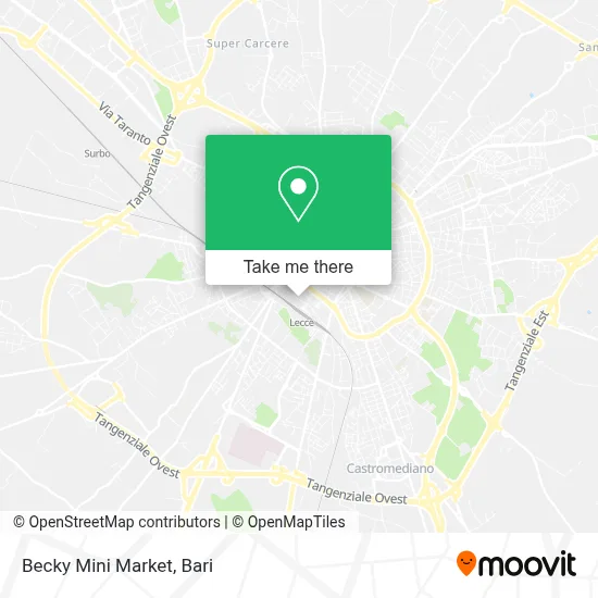 Becky Mini Market map
