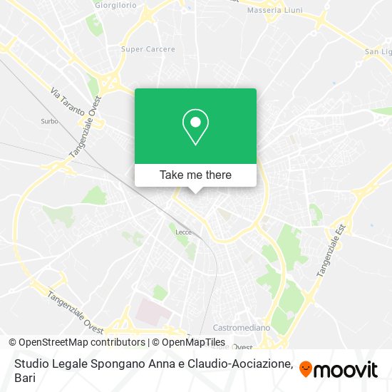 Studio Legale Spongano Anna e Claudio-Aociazione map