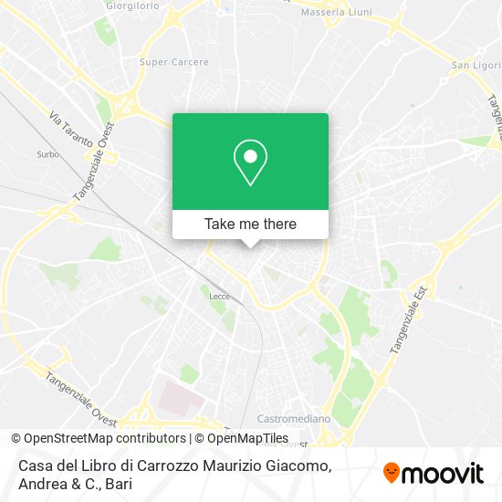 Casa del Libro di Carrozzo Maurizio Giacomo, Andrea & C. map