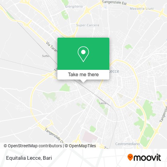 Equitalia Lecce map