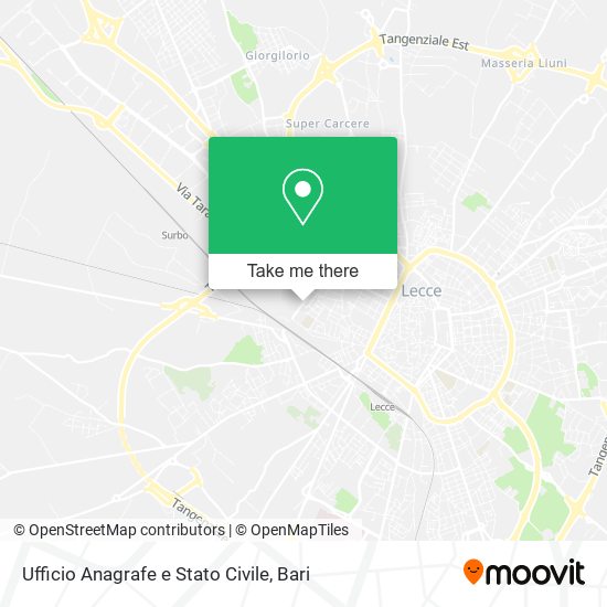 Ufficio Anagrafe e Stato Civile map