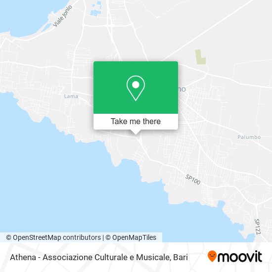 Athena - Associazione Culturale e Musicale map