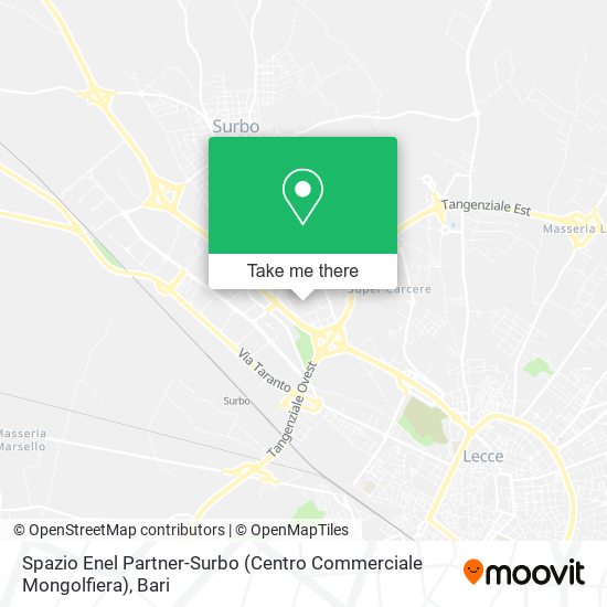 Spazio Enel Partner-Surbo (Centro Commerciale Mongolfiera) map