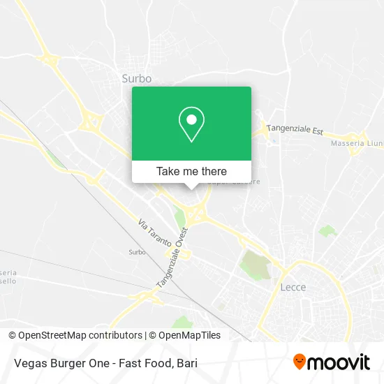 Vegas Burger One - Fast Food map
