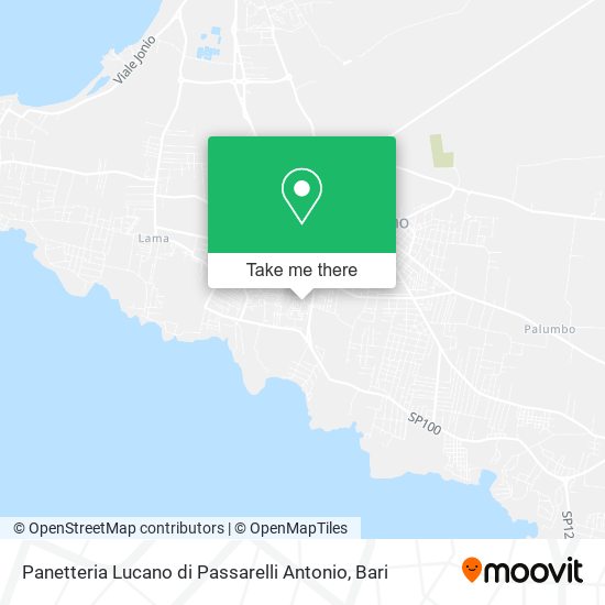 Panetteria Lucano di Passarelli Antonio map
