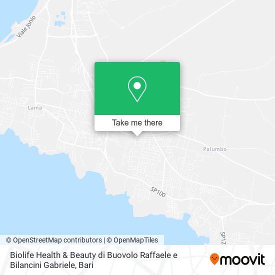 Biolife Health & Beauty di Buovolo Raffaele e Bilancini Gabriele map