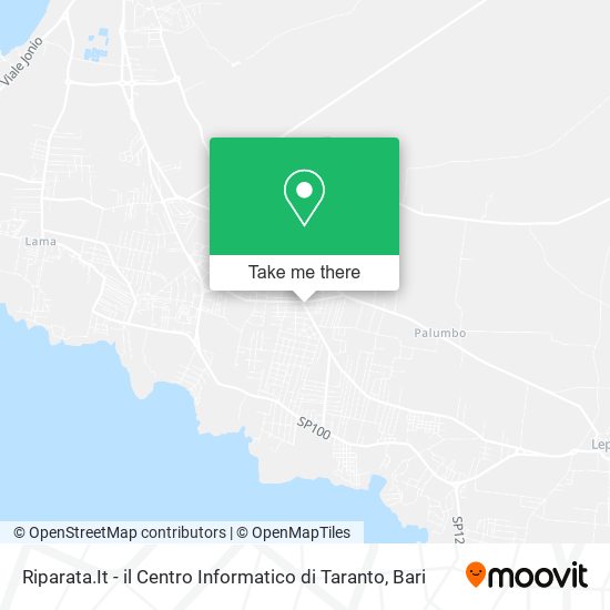 Riparata.It - il Centro Informatico di Taranto map