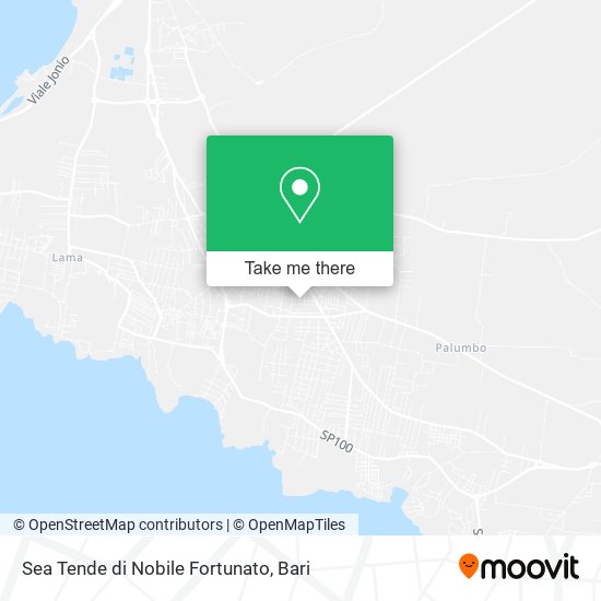 Sea Tende di Nobile Fortunato map