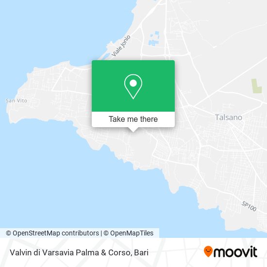 Valvin di Varsavia Palma & Corso map