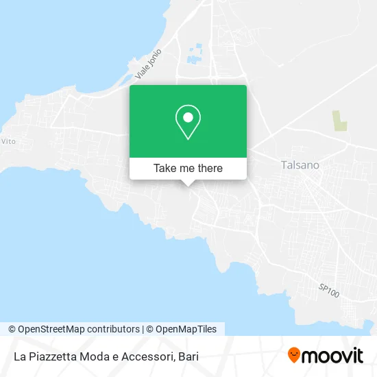 Piazzetta Fashion and Accessories map