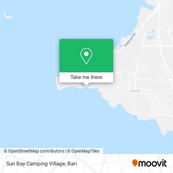 Sun Bay Camping Village map