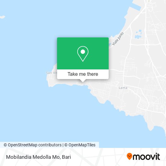 Mobilandia Medolla Mo map