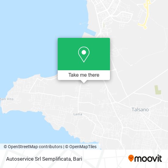 Autoservice Srl Semplificata map