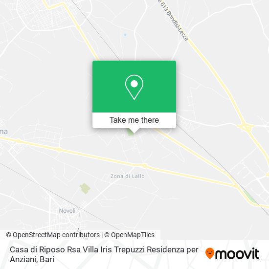 Casa di Riposo Rsa Villa Iris Trepuzzi Residenza per Anziani map