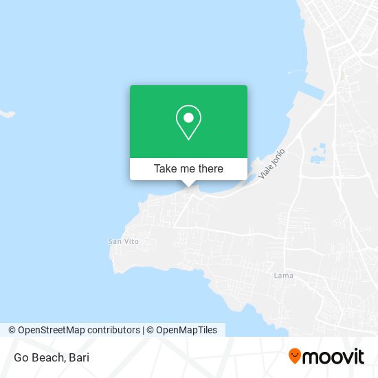 Go Beach map