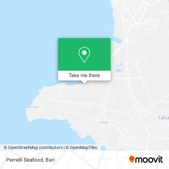 Perrelli Seafood map