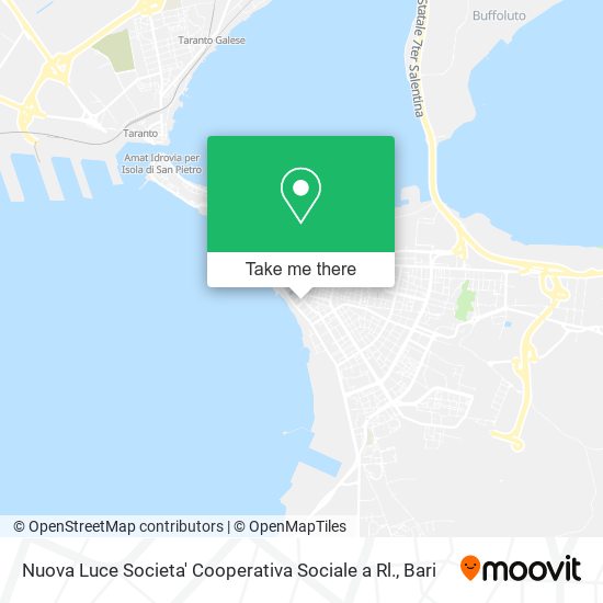 Nuova Luce Societa' Cooperativa Sociale a Rl. map