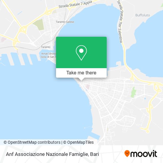 Anf Associazione Nazionale Famiglie map