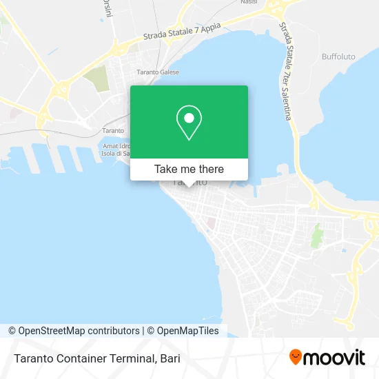 Taranto Container Terminal map