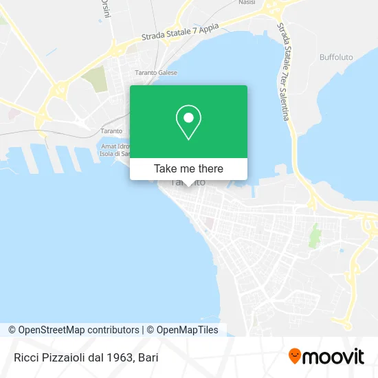 Ricci Pizzaiolos since 1963 map