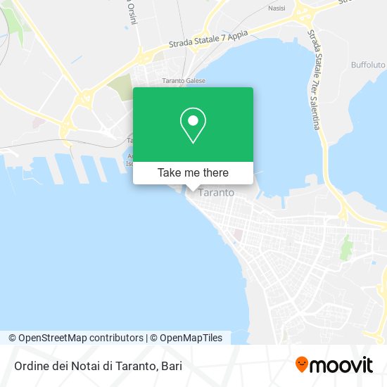 Ordine dei Notai di Taranto map
