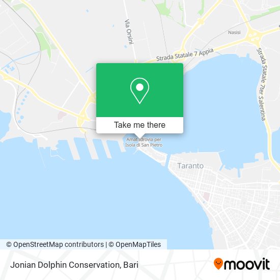 Jonian Dolphin Conservation map