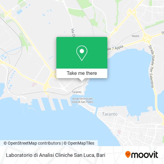Laboratorio di Analisi Cliniche San Luca map
