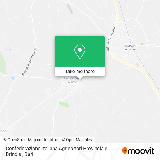 Confederazione Italiana Agricoltori Provinciale Brindisi map