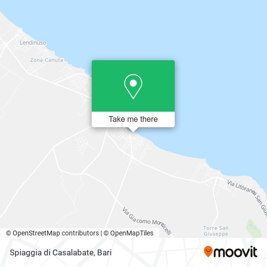 Spiaggia di Casalabate map