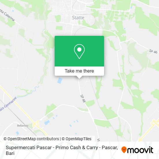 Supermercati Pascar - Primo Cash & Carry - Pascar map