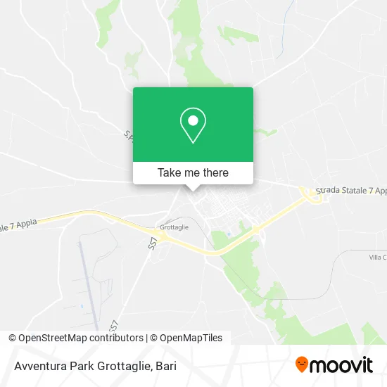 Avventura Park Grottaglie map