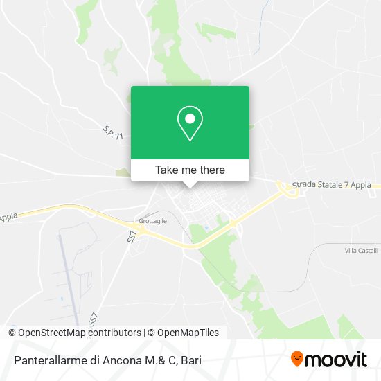 Panterallarme di Ancona M.& C map