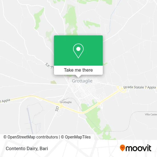 Contento Dairy map