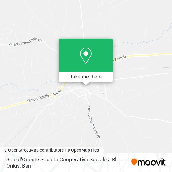 Sole d'Oriente Società Cooperativa Sociale a Rl Onlus map