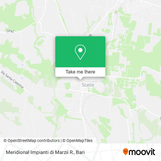 Meridional Impianti di Marzii R. map