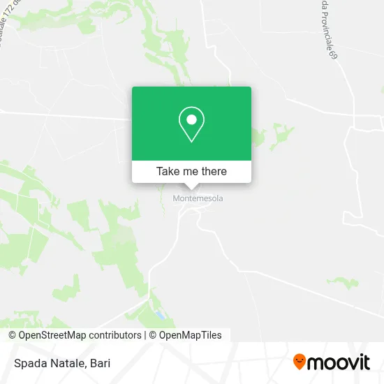 Spada Natale map