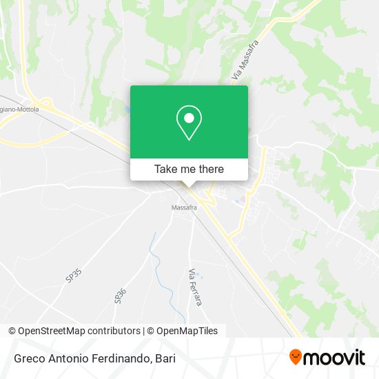 Greco Antonio Ferdinando map